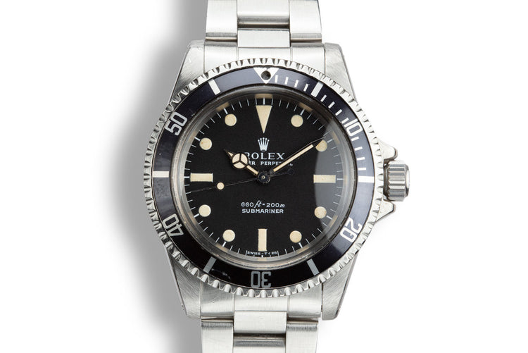 1975 Rolex Submariner 5513 Serif Dial