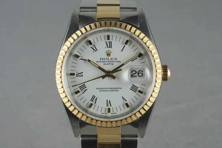 2002 Rolex Roman Numeral Dial Date 15223