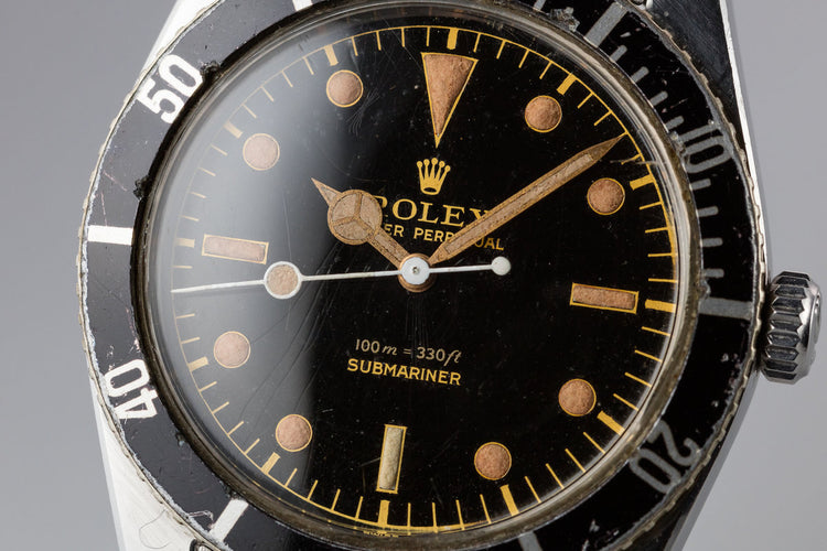 1957 Rolex Submariner 6536 with Red Triangle Insert