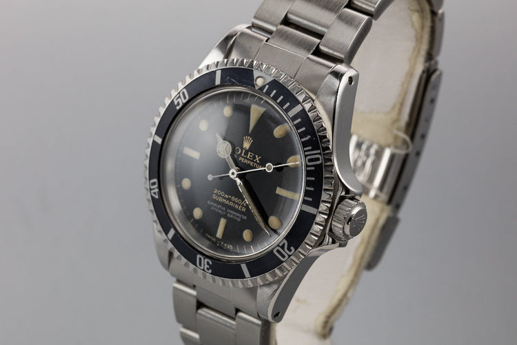 1964 Rolex Submariner 5512 Gilt 4 Line Dial