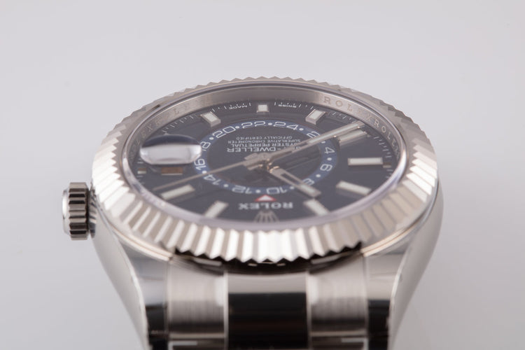 2019 Rolex Sky-Dweller 326934 Blue Dial with Box and Papers