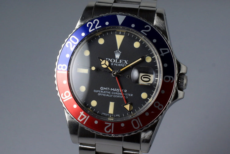 1981 Rolex GMT 16750 with Box and Papers