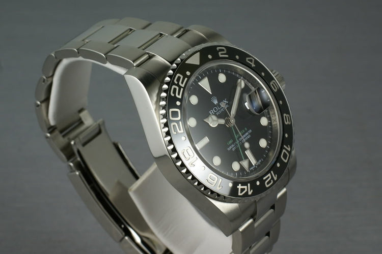 Rolex Ceramic GMT Ref: 116710 Box and Papers