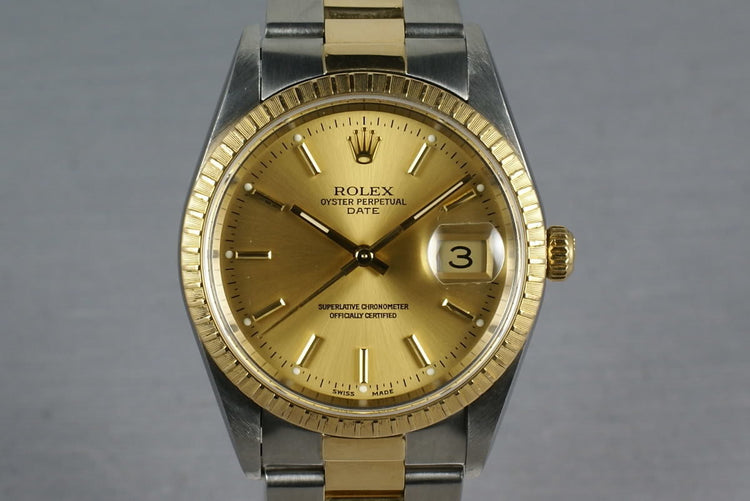Rolex Date Two Tone 15233 with Oyster Bracelet