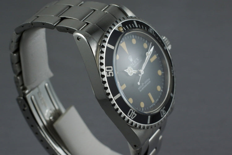 1970 Rolex Submariner 5513 with Serif Dial