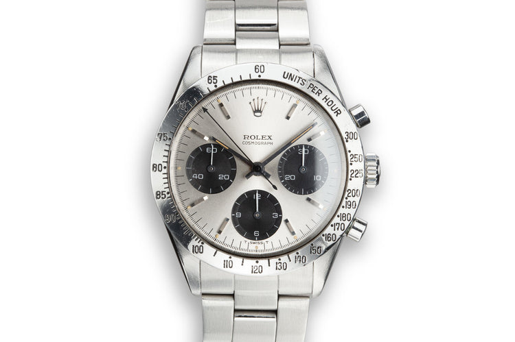1965 Rolex Daytona 6239 "Long Hand" Silver Dial with Guarantee