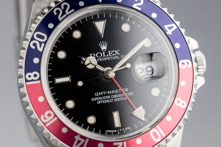 1995 Rolex GMT-Master 16700 with Faded Pepsi Bezel