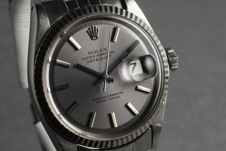 1969 Rolex Datejust 1601 with Gray non Luminous Dial