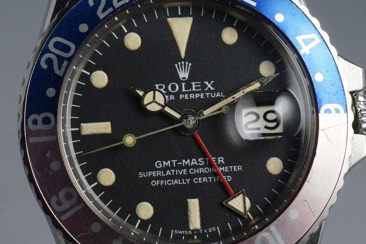 1968 Rolex GMT 1675 Mark I Dial