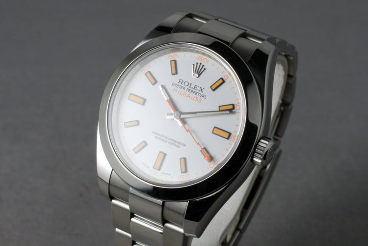 2007 Rolex Milgauss 116400 with Box and Papers