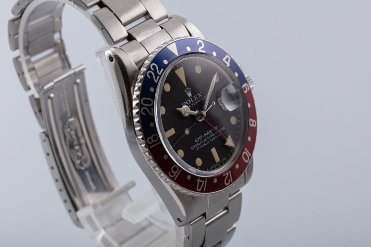 1972 Vintage Rolex GMT-Master 1675 Mk IV Dial