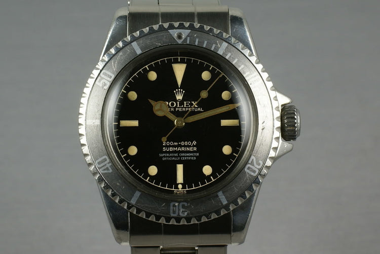 Rolex Submariner 5512 PCG with beautiful 4 line 2 color chapter ring