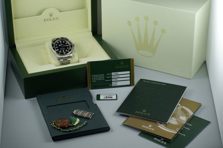 2010 Rolex Submariner 114060 with Box and Papers