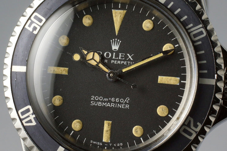 1967 Rolex Submariner 5513 Meters First