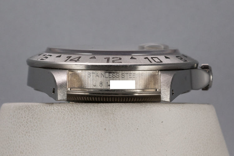 1997 Rolex Explorer II 16570 Black Dial