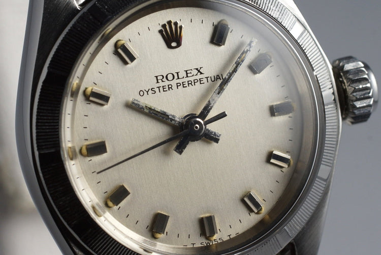 1969 Rolex Ladies Oyster Perpetual 6623 Silver Dial
