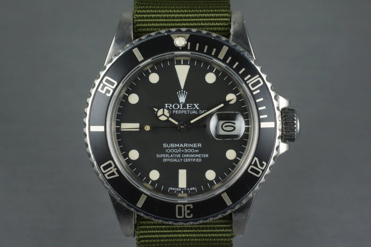 1981 Rolex Submariner 16800