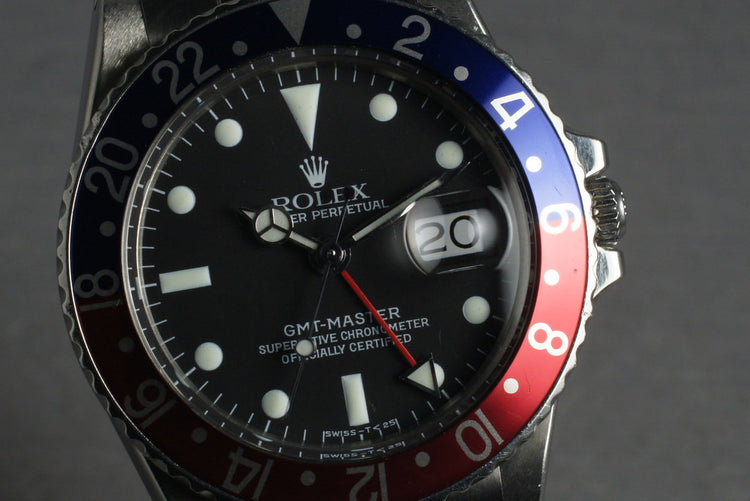 1970 Rolex GMT 1675 Luminova Rolex Replacement Service Dial