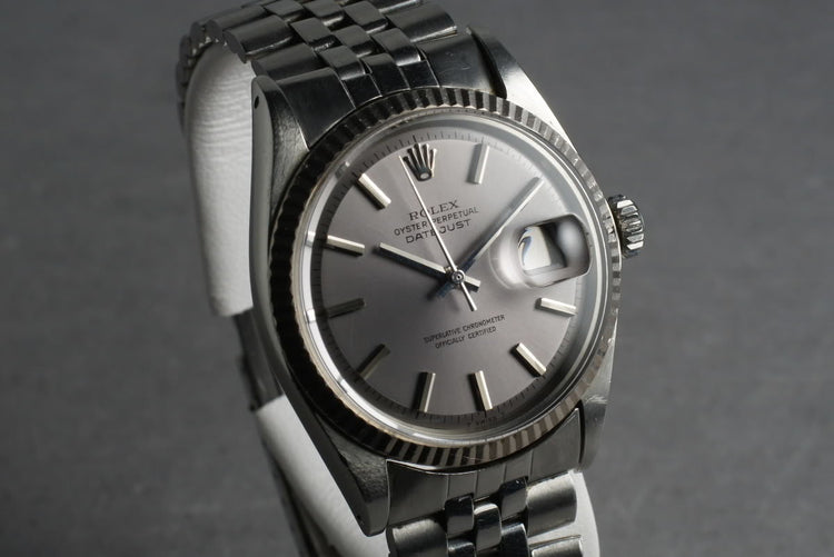 1969 Rolex Datejust 1601 with Gray non Luminous Dial
