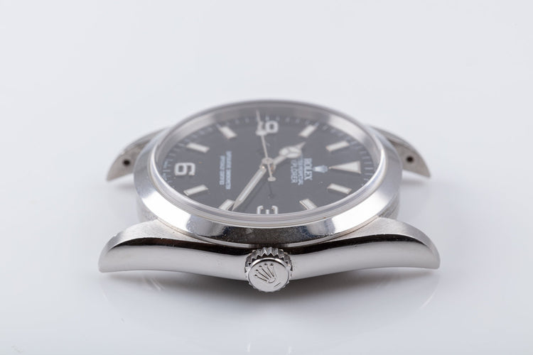 2000 Unpolished Rolex Explorer 114270 Swiss with Box Papers & Service Card