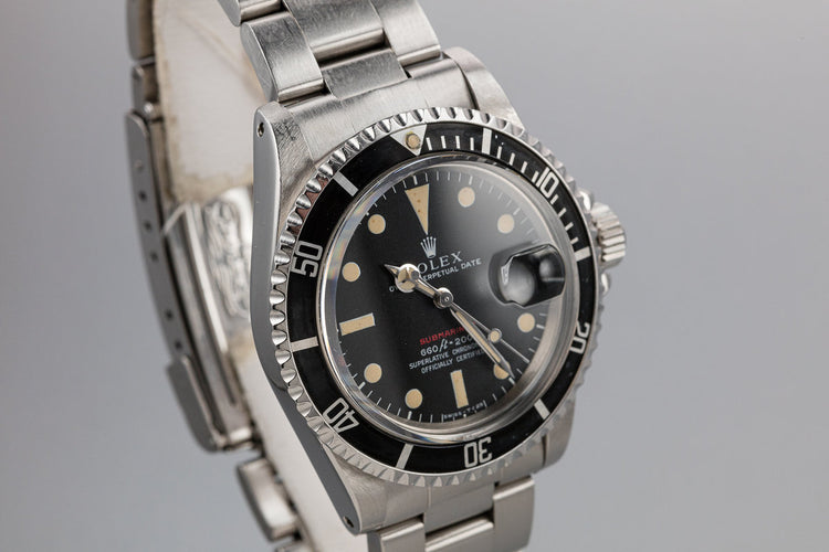1971 Rolex Red Submariner 1680 with MK IV Dial