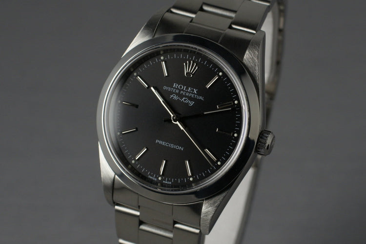 2001 Rolex Air King 14000M with Box and Papers