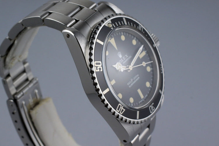 1971 Rolex Submariner 5513 Serif Dial