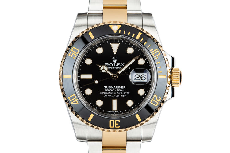 2018 Rolex Two-Tone Submariner 116613LN with Box and Papers