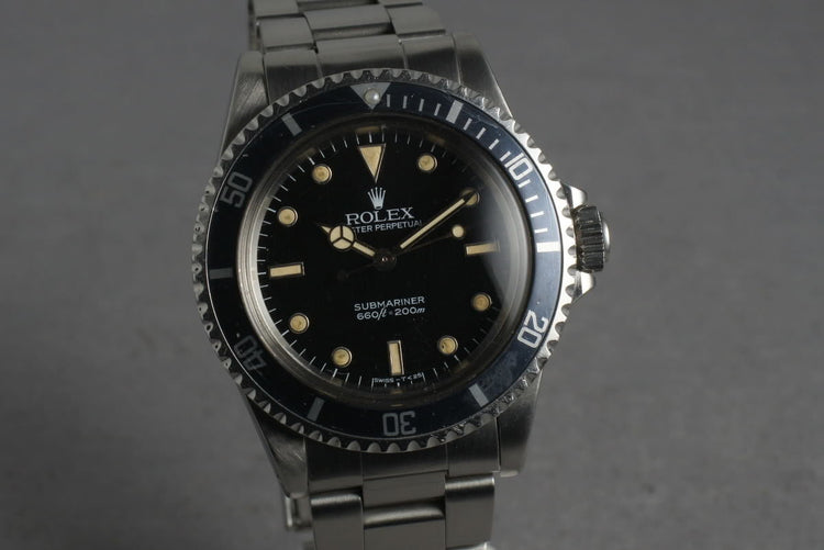 1986 Rolex Submariner SPIDER Dial Ref: 5513