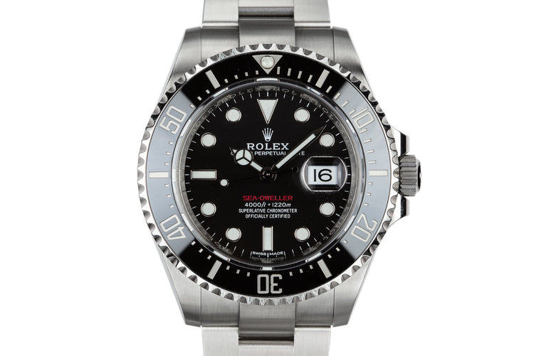 2018 Rolex Ceramic Sea-Dweller 126600 with Box and Papers