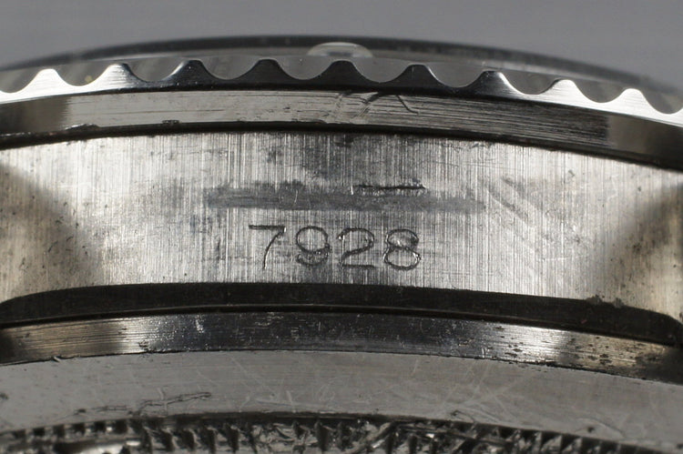 1965 Tudor Submariner 7928 Tropical Chapter Ring Dial with Box