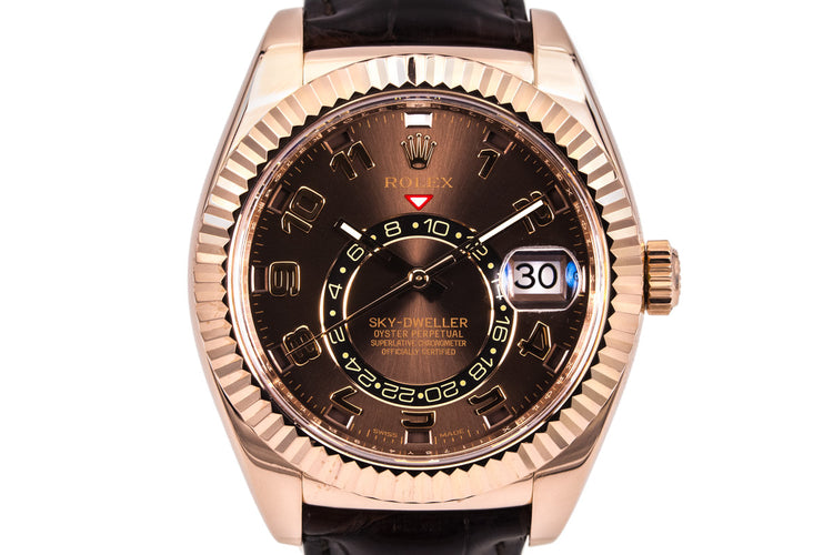2016 Rolex Sky-Dweller 326135 with Box and Papers