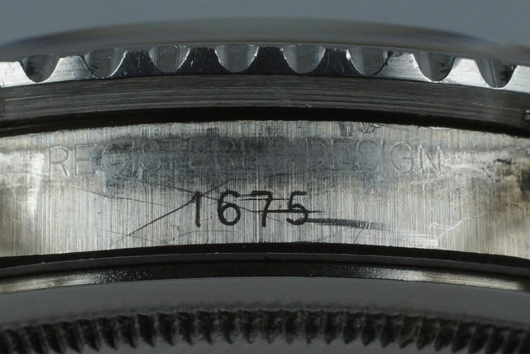 1971 Rolex GMT 1675 with Box and Papers
