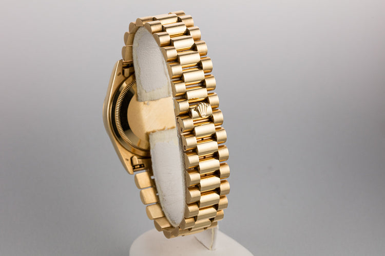 1991 Rolex 18K YG Day-Date 18238 Champagne Dial with Box and Papers