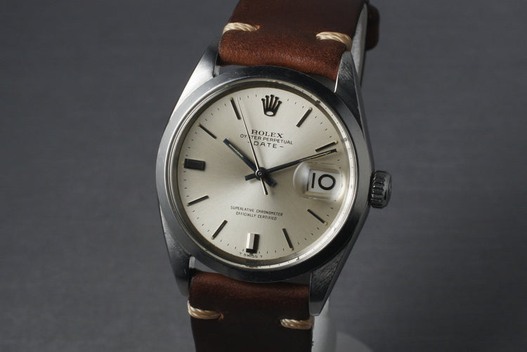 1968 Rolex Date 1500 with Silver Dial
