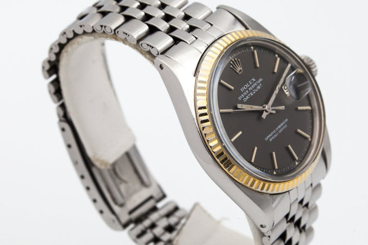 1970 Rolex DateJust 1601 with Matte Gray Dial