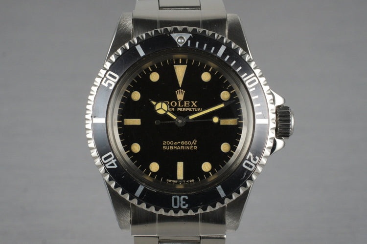 1965 Rolex Submariner 5513 Glossy Gilt Meters First Dial