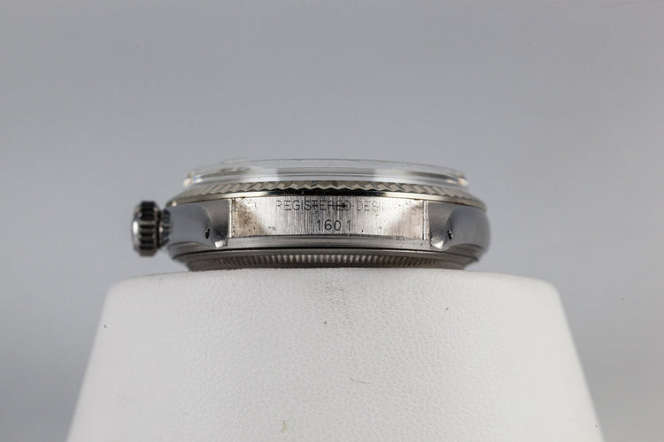 1972 Rolex DateJust 1601 Silver Dial with No Lume Dial