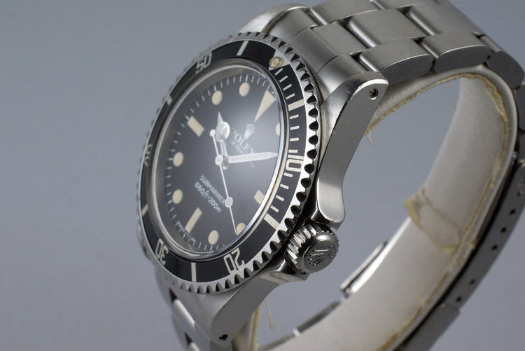 1982 Rolex Submariner 5513 Mark IV Maxi Dial