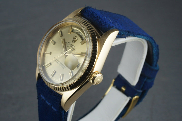 1970 Rolex Vintage 18K YG President 1803 “Fat Boy”