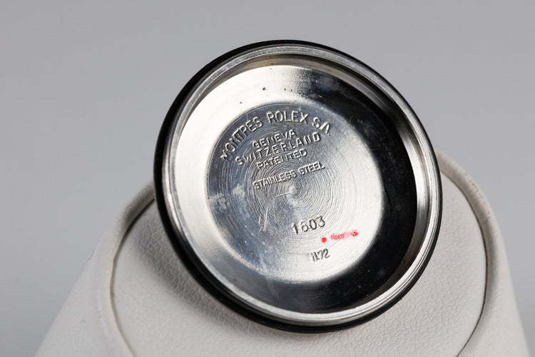 1972 Rolex Datejust 1603 Silver Dial
