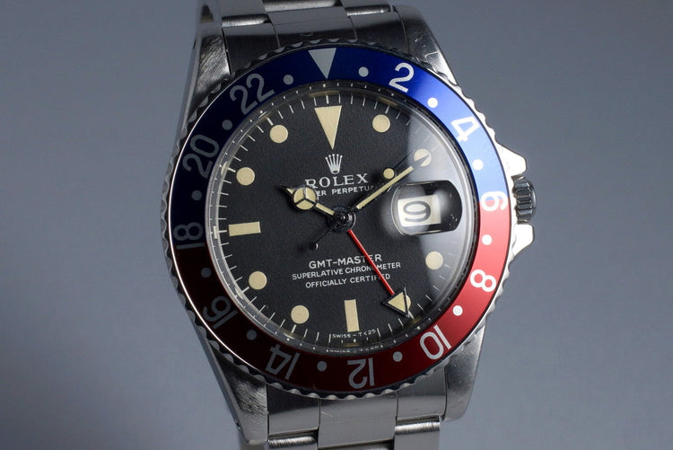 1968 Rolex GMT 1675 Mark I Dial