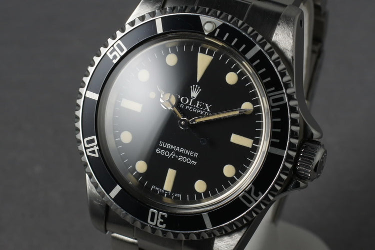 1982 Rolex Submariner 5513 with Maxi Mark 4 dial