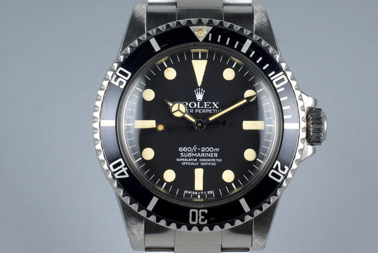 1978 Rolex Submariner 5512 Mark I Maxi
