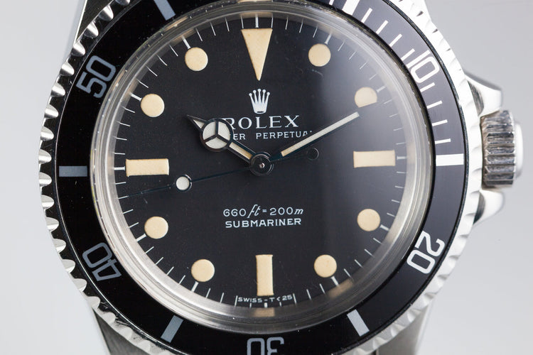 1978 Rolex Submariner 5513 Serif Dial