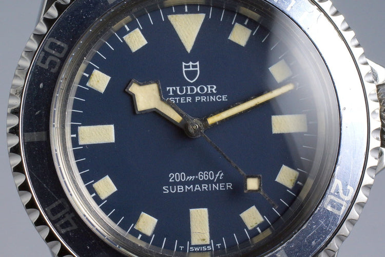 1975 Tudor Submariner 9411/0 Blue Snowflake Marine Nationale with RSC Papers