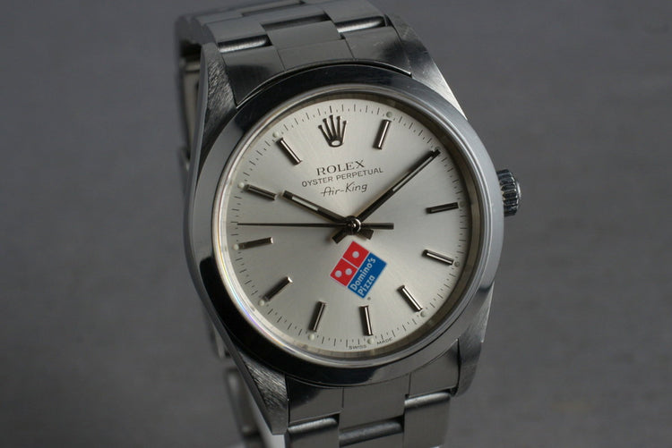 1999 Rolex Air-King 14000 Domino’s Pizza Logo Dial