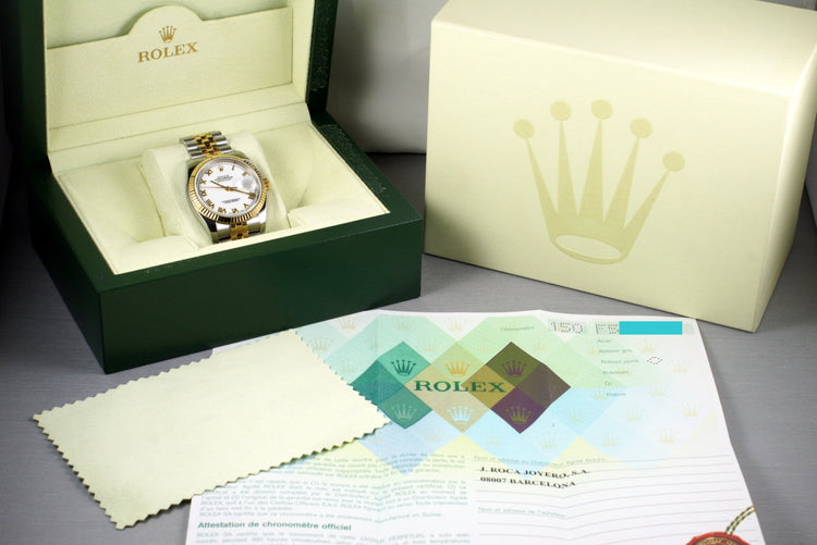 2003 Rolex Two Tone DateJust 116233 with Box and Papers
