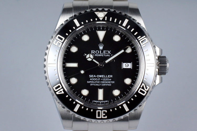 2015 Rolex Ceramic Sea Dweller 116600 with Box and Papers