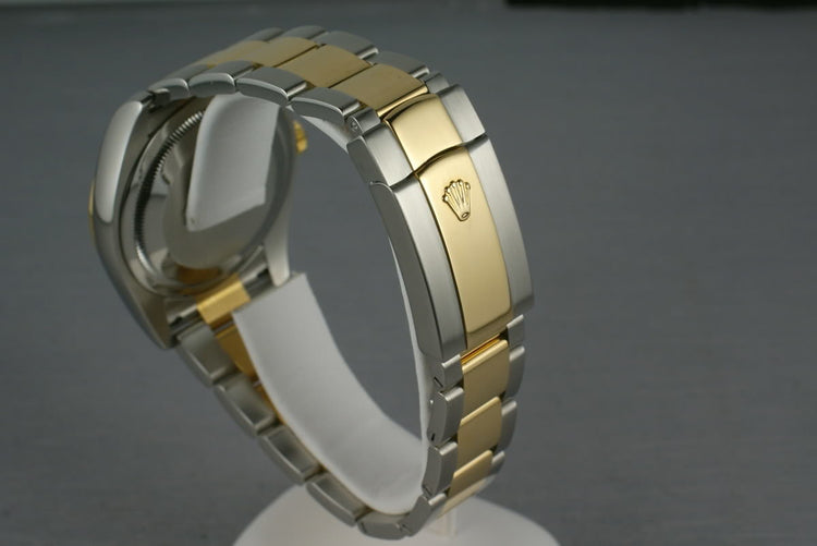 Rolex Datejust 18K and Steel 116203 Tuxedo Dial